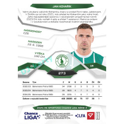 2025/26 Sportzoo Chance Liga 2. série #273 JAN KOVAŘÍK