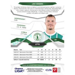 2025/26 Sportzoo Chance Liga 2. série #270 JAN VONDRA
