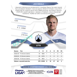 2025/26 Sportzoo Chance Liga 2. série #278 JAN MIKULA