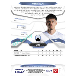2025/26 Sportzoo Chance Liga 2. série #281 PATRIK DULAY