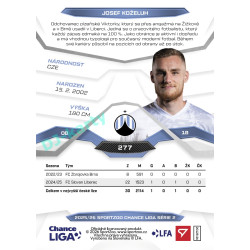 2025/26 Sportzoo Chance Liga 2. série #277 JOSEF KOŽELUH