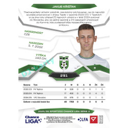 2025/26 Sportzoo Chance Liga 2. série #291 JAKUB KŘIŠŤAN
