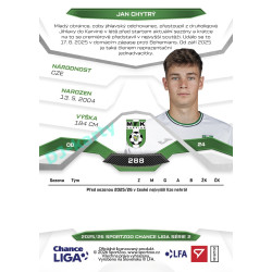 2025/26 Sportzoo Chance Liga 2. série #288 JAN CHYTRÝ