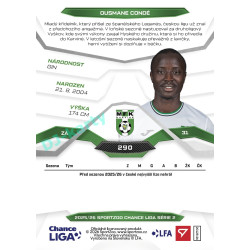 2025/26 Sportzoo Chance Liga 2. série #290 OUSMANE CONDÉ