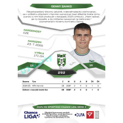 2025/26 Sportzoo Chance Liga 2. série #292 DENNY SAMKO