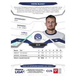 2025/26 Sportzoo Chance Liga 2. série #314 PATRIK BLAHÚT