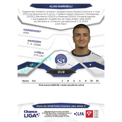2025/26 Sportzoo Chance Liga 2. série #319 ALAN MARINELLI