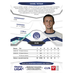 2025/26 Sportzoo Chance Liga 2. série #316 DANIEL TETOUR