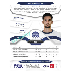 2025/26 Sportzoo Chance Liga 2. série #312 MARTIN KOSCELNÍK