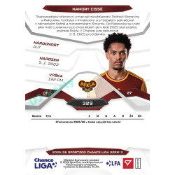 2025/26 Sportzoo Chance Liga 2. série #329 NAMORY CISSÉ