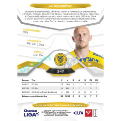 2025/26 Sportzoo Chance Liga 2. série #347 MILOŠ KOPEČNÝ