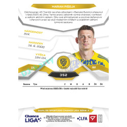 2025/26 Sportzoo Chance Liga 2. série #352 MARIAN PIŠOJA