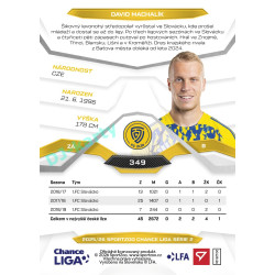 2025/26 Sportzoo Chance Liga 2. série #349 DAVID MACHALÍK