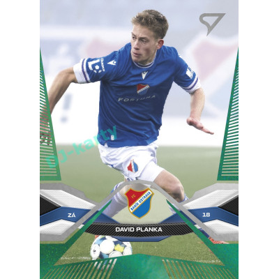 2025/26 Sportzoo Chance Liga 2. série #225 DAVID PLANKA Green