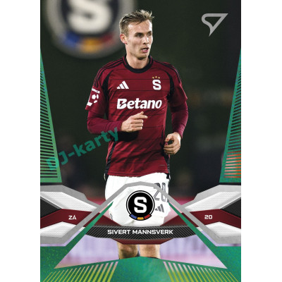 2025/26 Sportzoo Chance Liga 2. série #238 SIVERT MANNSVERK Green