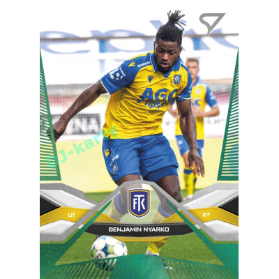 2025/26 Sportzoo Chance Liga 2. série #301 BENJAMIN NYARKO Green