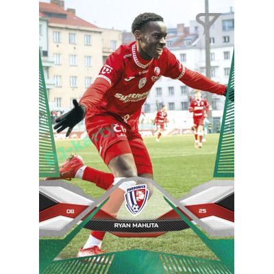 2025/26 Sportzoo Chance Liga 2. série #336 RYAN MAHUTA Green