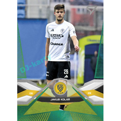 2025/26 Sportzoo Chance Liga 2. série #346 JAKUB KOLÁŘ Green