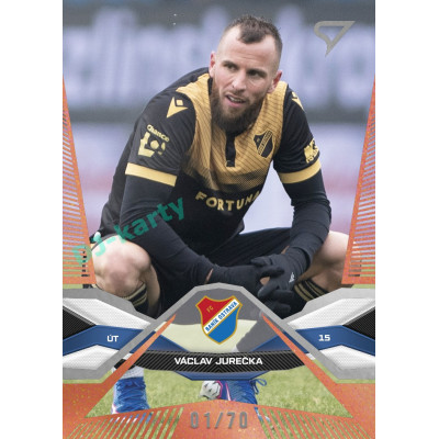 2025/26 Sportzoo Chance Liga 2. série #228 VÁCLAV JUREČKA Copper xx/70
