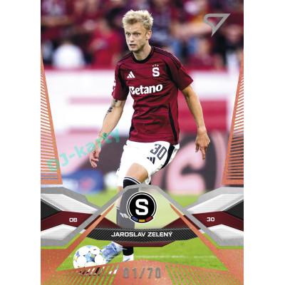 2025/26 Sportzoo Chance Liga 2. série #234 JAROSLAV ZELENÝ Copper xx/70