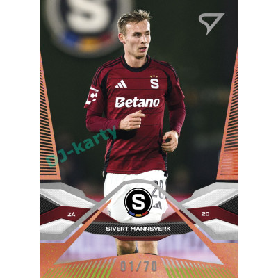 2025/26 Sportzoo Chance Liga 2. série #238 SIVERT MANNSVERK Copper xx/70