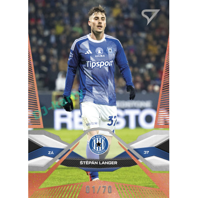 2025/26 Sportzoo Chance Liga 2. série #257 ŠTĚPÁN LANGER Copper xx/70