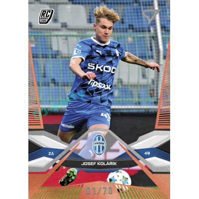 2025/26 Sportzoo Chance Liga 2. série #307 JOSEF KOLÁŘÍK Copper xx/70