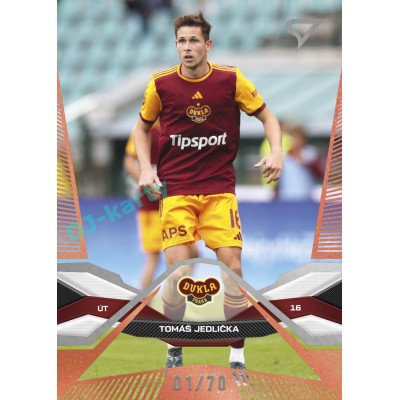 2025/26 Sportzoo Chance Liga 2. série #330 TOMÁŠ JEDLIČKA Copper xx/70