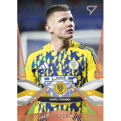 2025/26 Sportzoo Chance Liga 2. série #354 MATĚJ KOUBEK Copper xx/70