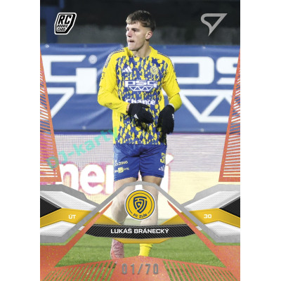 2025/26 Sportzoo Chance Liga 2. série #353 LUKÁŠ BRÁNECKÝ Copper xx/70