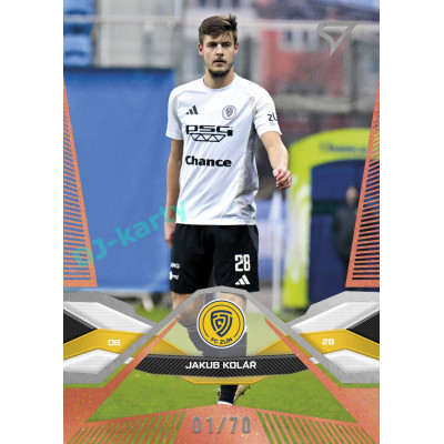 2025/26 Sportzoo Chance Liga 2. série #346 JAKUB KOLÁŘ Copper xx/70