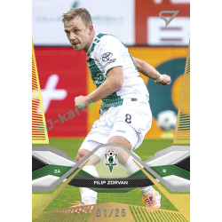 2025/26 Sportzoo Chance Liga 2. série #249 FILIP ZORVAN Gold xx/25