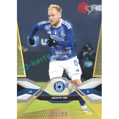 2025/26 Sportzoo Chance Liga 2. série #260 JÁCHYM ŠÍP Gold xx/25