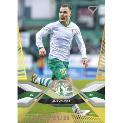 2025/26 Sportzoo Chance Liga 2. série #270 JAN VONDRA Gold xx/25