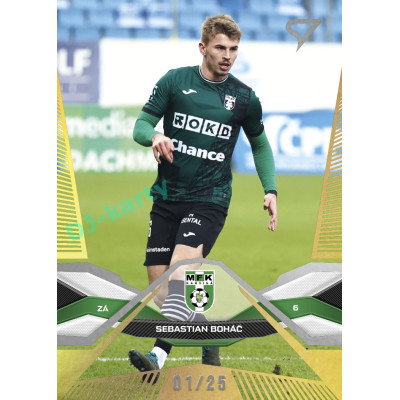 2025/26 Sportzoo Chance Liga 2. série #289 SEBASTIAN BOHÁČ Gold xx/25