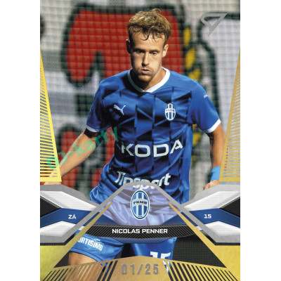 2025/26 Sportzoo Chance Liga 2. série #308 NICOLAS PENNER Gold xx/25