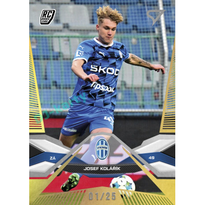 2025/26 Sportzoo Chance Liga 2. série #307 JOSEF KOLÁŘÍK Gold xx/25