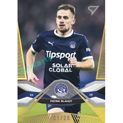 2025/26 Sportzoo Chance Liga 2. série #314 PATRIK BLAHÚT Gold xx/25