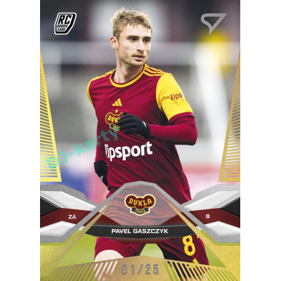2025/26 Sportzoo Chance Liga 2. série #326 PAVEL GASZCZYK Gold xx/25
