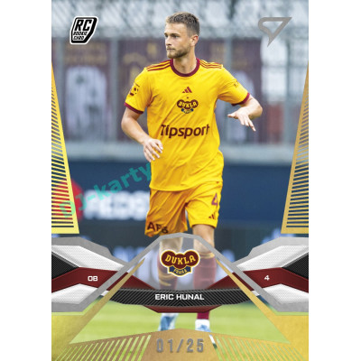 2025/26 Sportzoo Chance Liga 2. série #322 ERIC HUNAL Gold xx/25