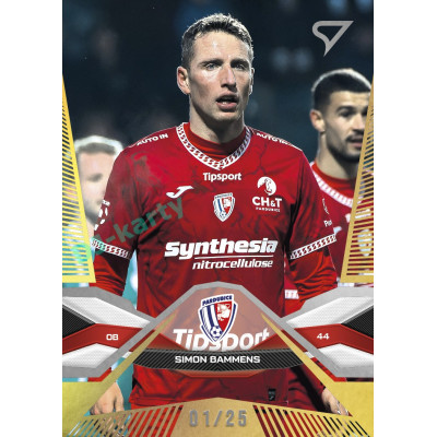 2025/26 Sportzoo Chance Liga 2. série #335 SIMON BAMMENS Gold xx/25