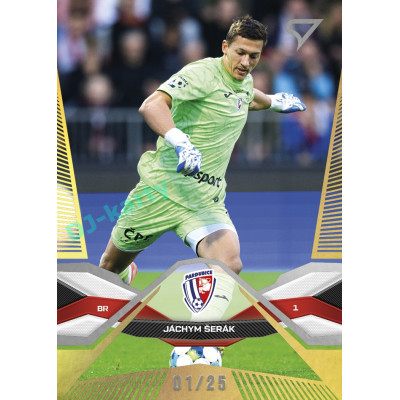 2025/26 Sportzoo Chance Liga 2. série #334 JÁCHYM ŠERÁK Gold xx/25