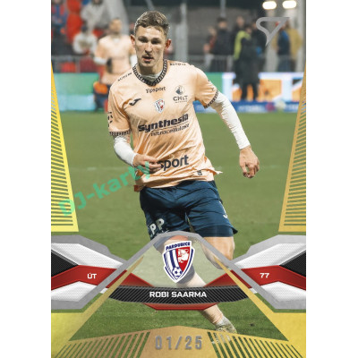 2025/26 Sportzoo Chance Liga 2. série #342 ROBI SAARMA Gold xx/25