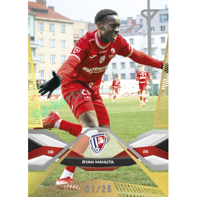2025/26 Sportzoo Chance Liga 2. série #336 RYAN MAHUTA Gold xx/25
