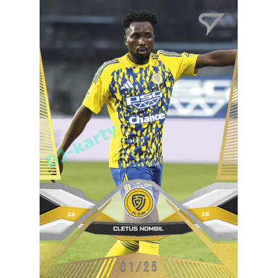 2025/26 Sportzoo Chance Liga 2. série #350 CLETUS NOMBIL Gold xx/25