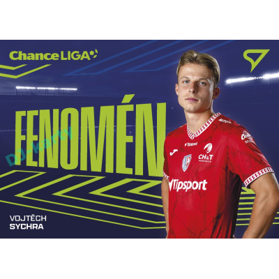 2025/26 Sportzoo Chance Liga 2. série #FE-42 VOJTĚCH SYCHRA Fenomén