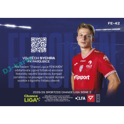2025/26 Sportzoo Chance Liga 2. série #FE-42 VOJTĚCH SYCHRA Fenomén