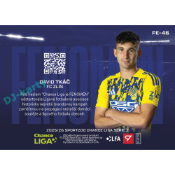 2025/26 Sportzoo Chance Liga 2. série #FE-46 DAVID TKÁČ Fenomén