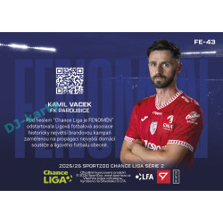 2025/26 Sportzoo Chance Liga 2. série #FE-43 KAMIL VACEK Fenomén