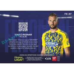 2025/26 Sportzoo Chance Liga 2. série #FE-47 TOMÁŠ POZNAR Fenomén